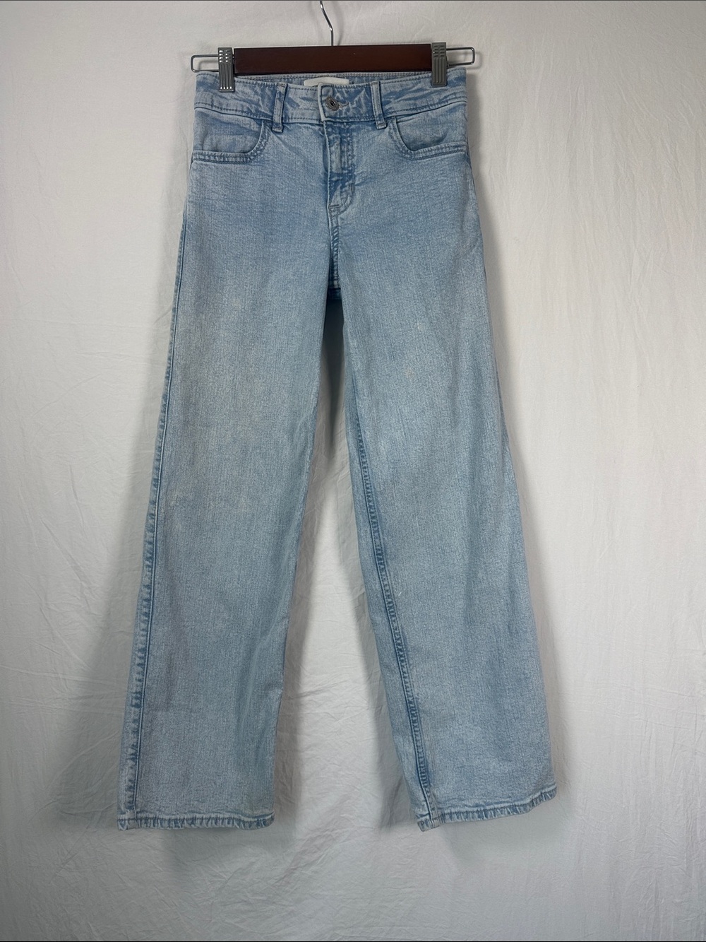 abercrombie kids Light Blue Straight Leg Jeans